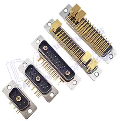 273A D-SUB,同軸,90度PCB插板,光孔,公