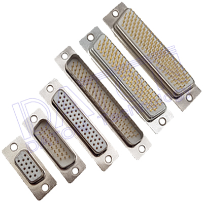 103A D-SUB 高密度 180度PCB插板,沖針,光孔